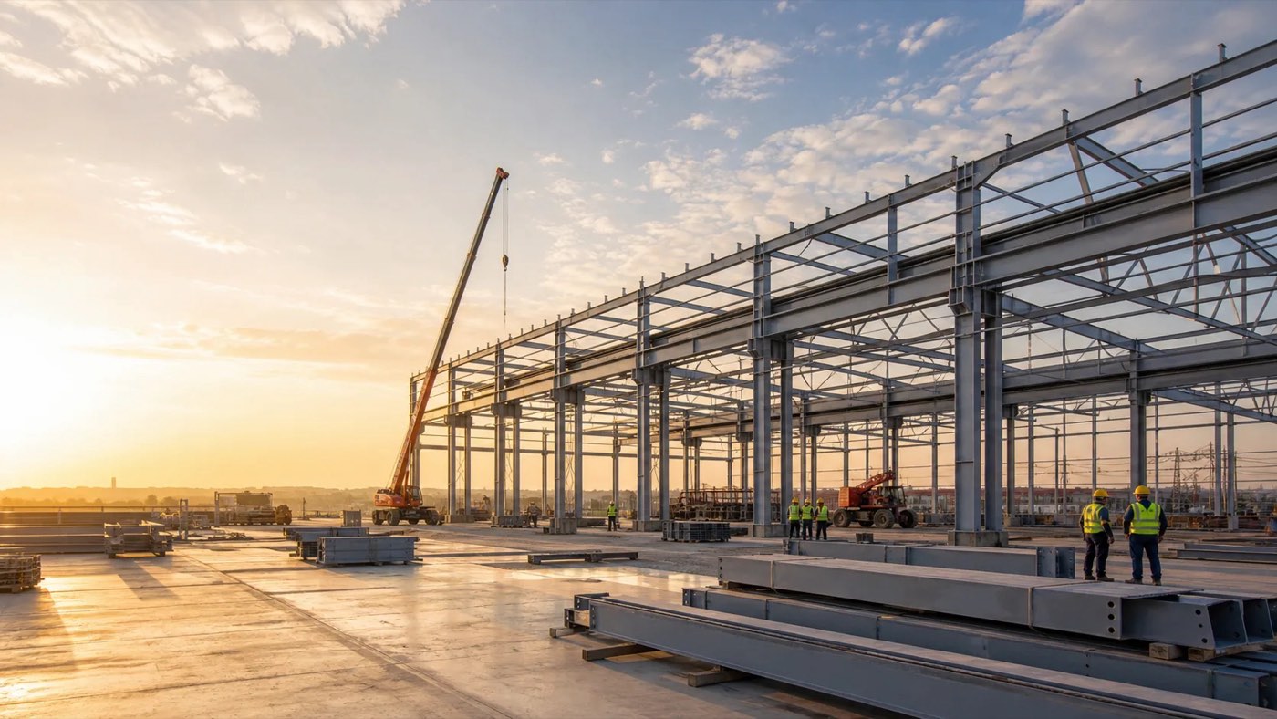 Structură metalică CISCOM în montaj